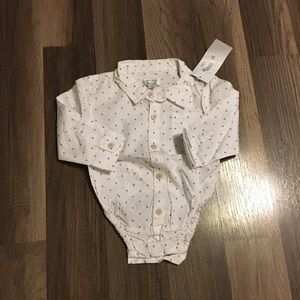 Baby Boy Button down onesie